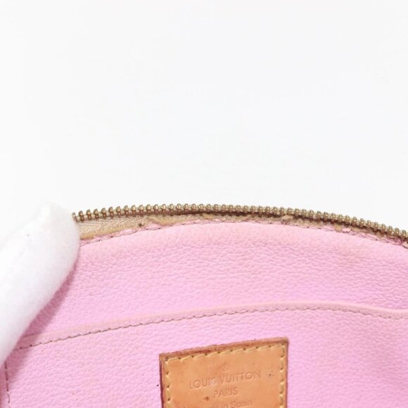 LOUIS VUITTON Multicolor Pochette Cosmetic PM Pouch White M47354 LV Auth 145783 - Picture 9 of 16